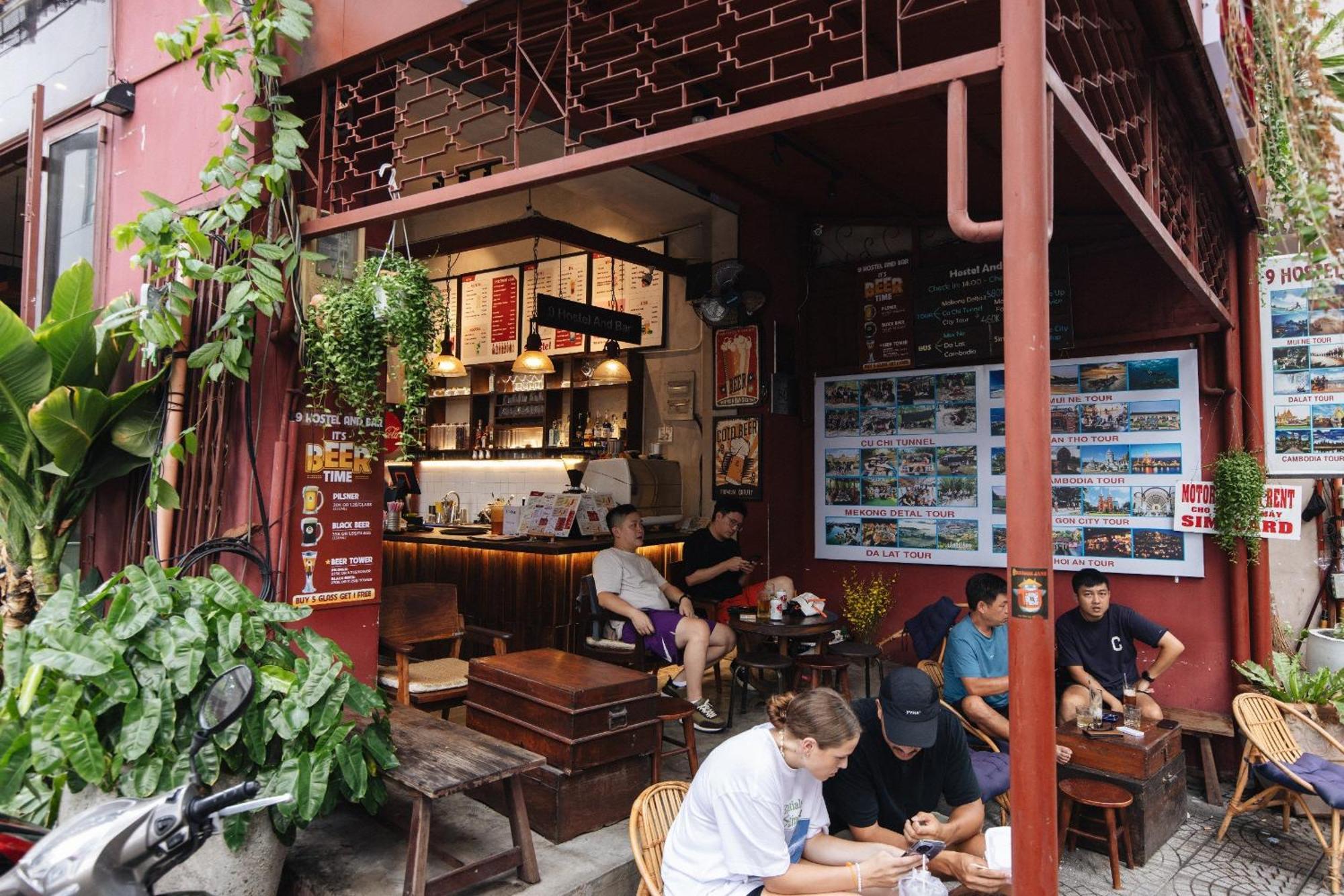 9 Hostel&Bar Ho Chi Minh-stad Buitenkant foto